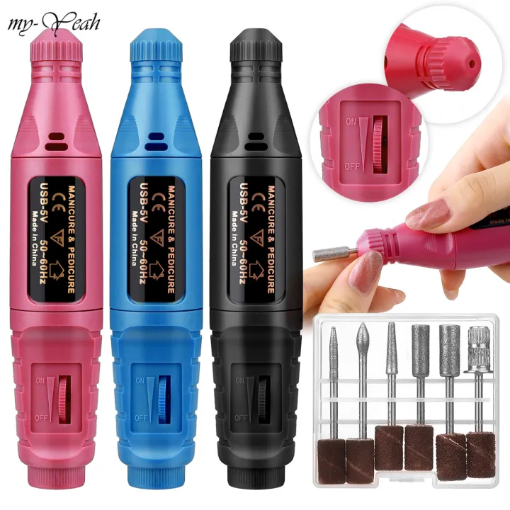 Electric Manicure Drill & Accessory